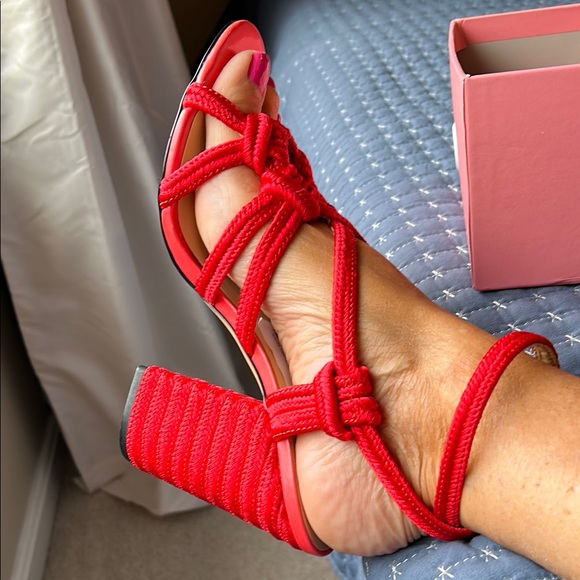 Cabi Red Strappy Sandals - Picture 5 of 6